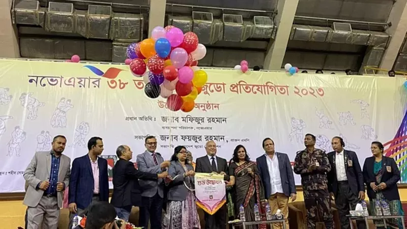 নভোএয়ারের পৃষ্ঠপোষকতায় জাতীয় জুডো প্রতিযোগিতা